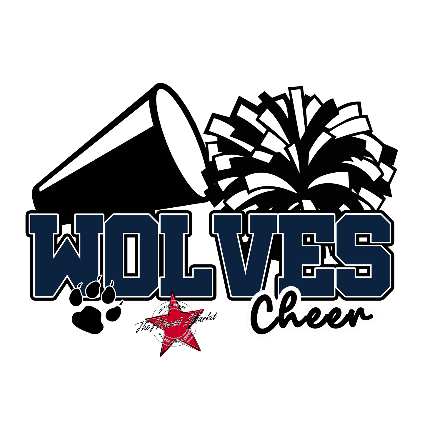 Wolves Varsity Cheer-Navy