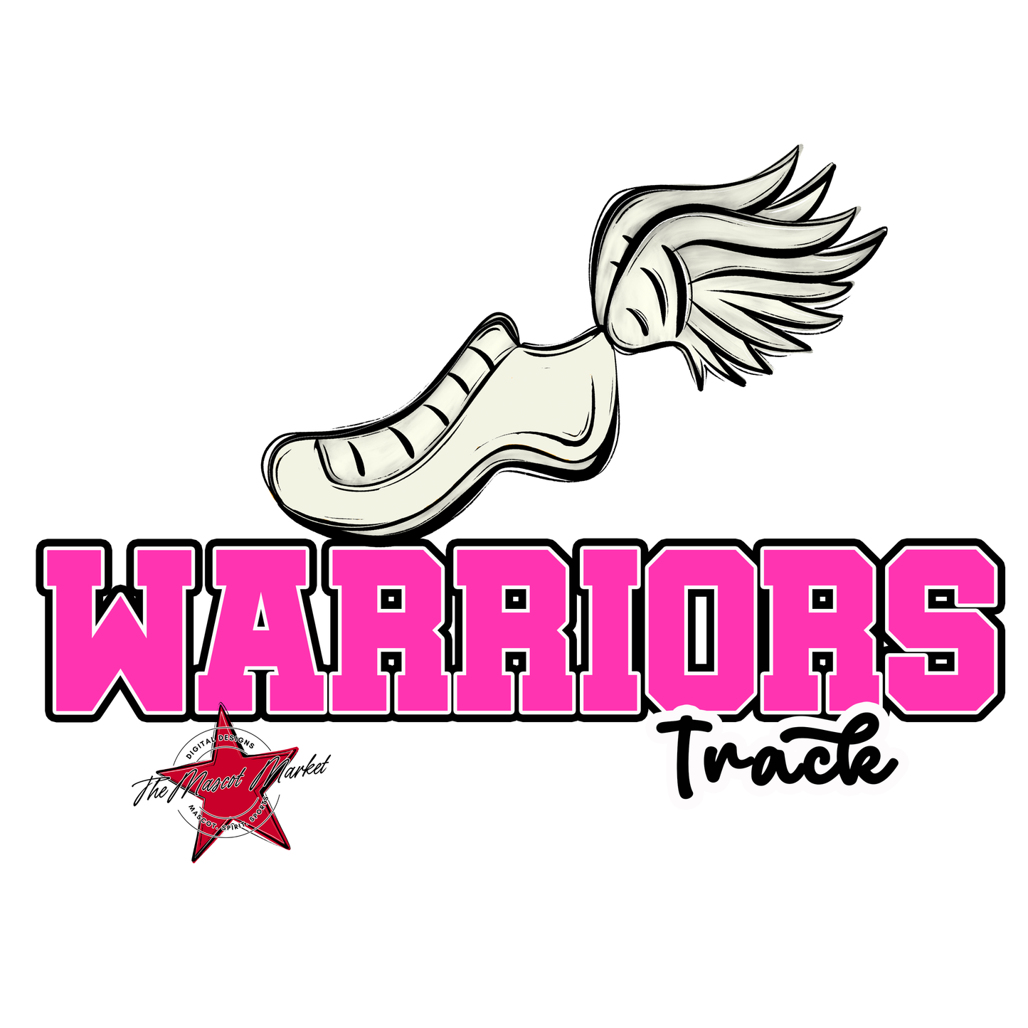 Warriors Varsity Track-Pink
