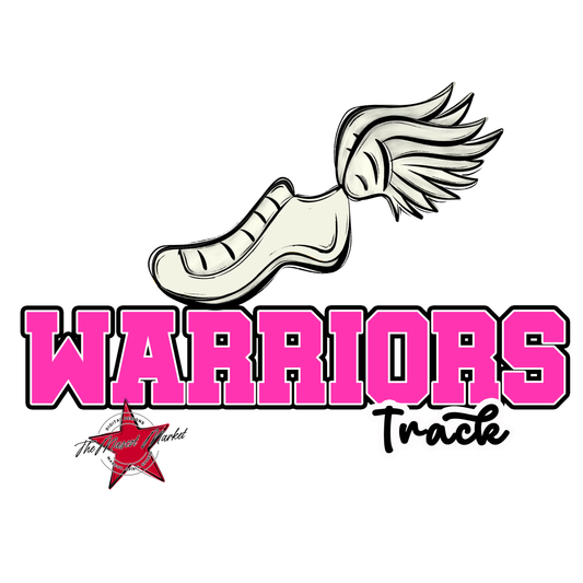 Warriors Varsity Track-Pink