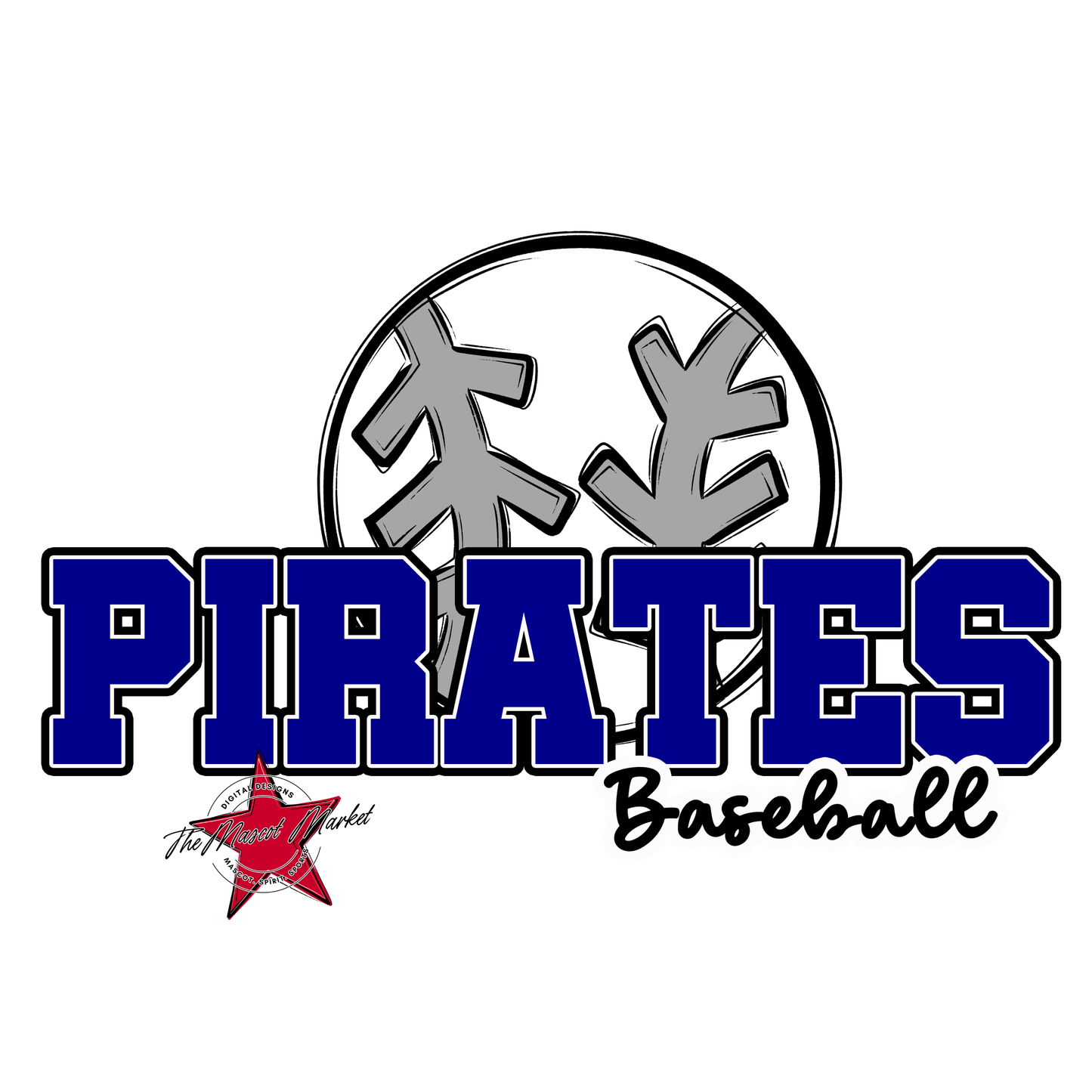 Pirates Varsity Baseball-Blue