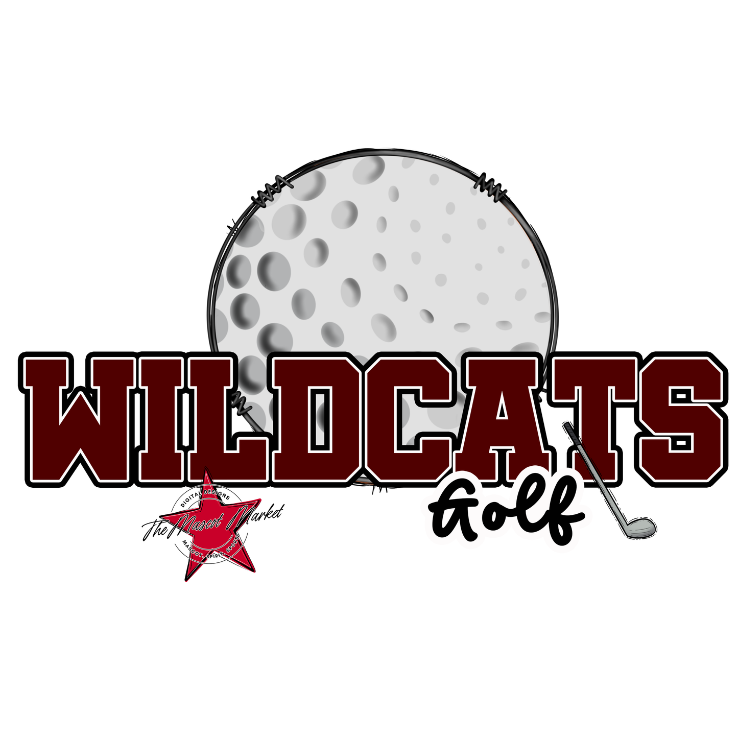 Wildcats Varsity Golf-Maroon