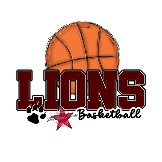 Lions Varsity Basketball-Maroon