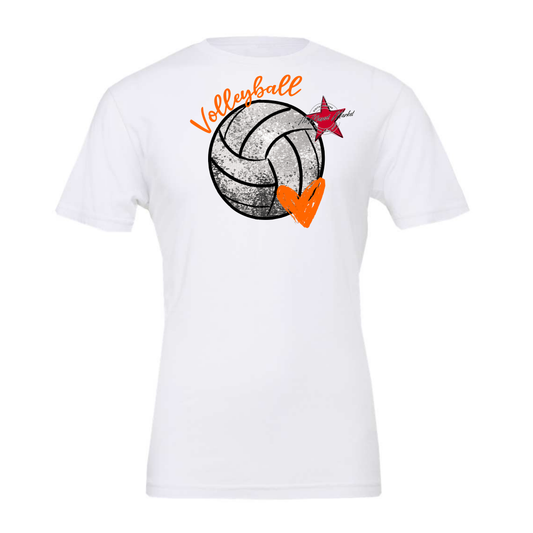 Volleyball Sequins-Orange
