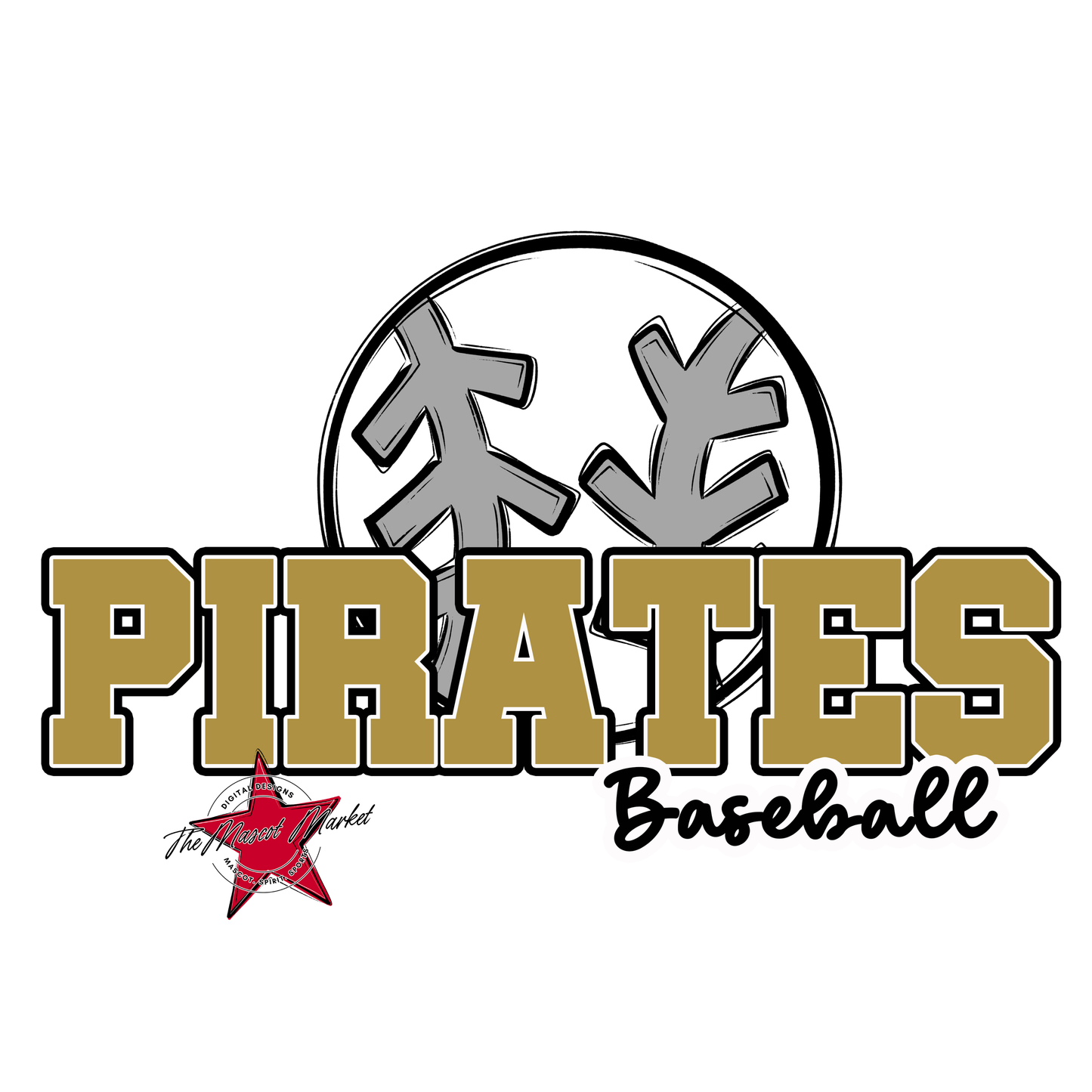 Pirates Varsity Baseball-Gold