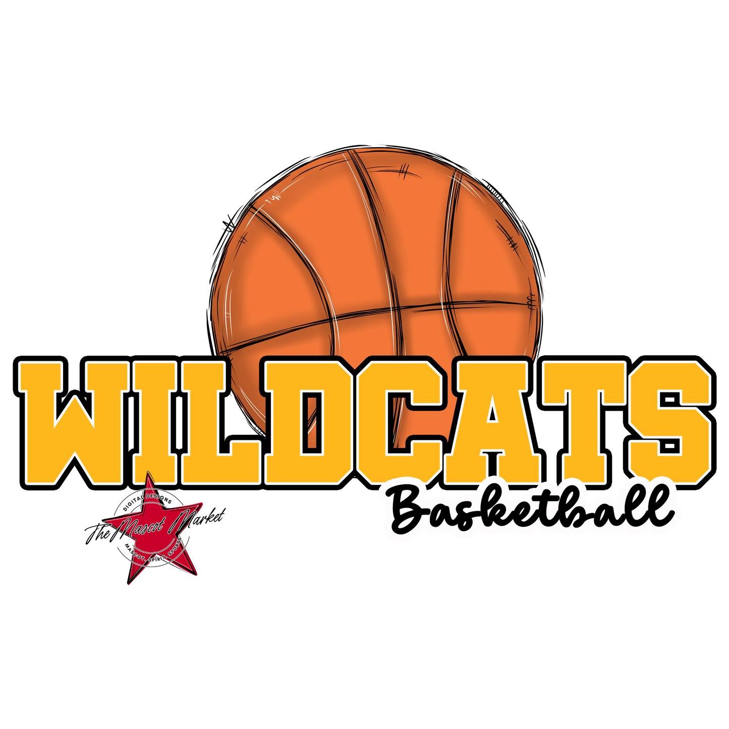 Wildcats Varsity Basketball-Yellow