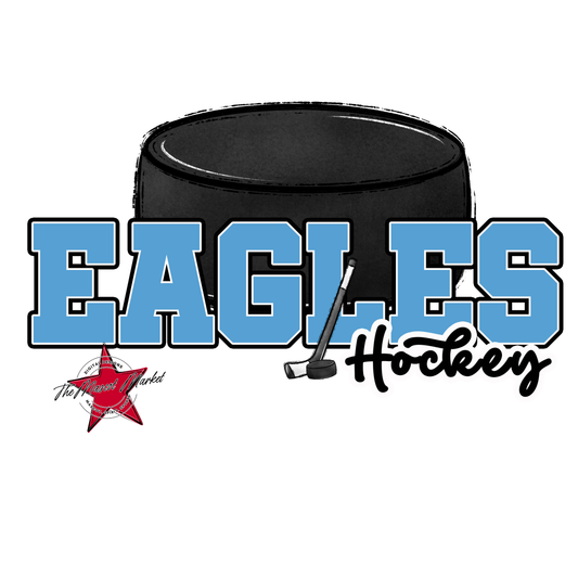 Eagles Varsity Hockey Design-Carolina Blue
