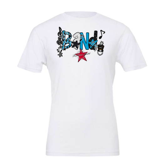 Band Scrape-Carolina Blue