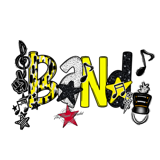 Band Scrape-Bright Yellow