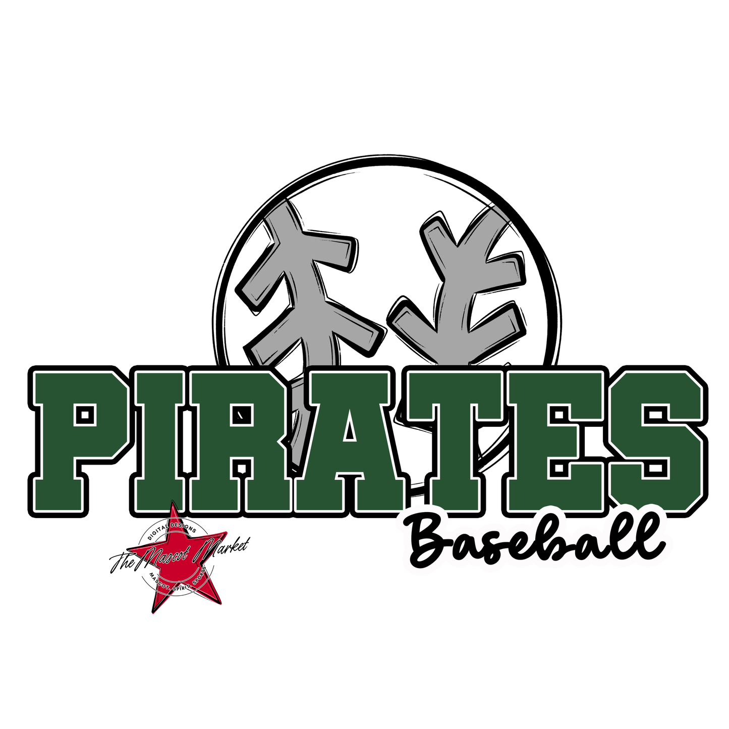 Pirates Varsity Baseball-Green