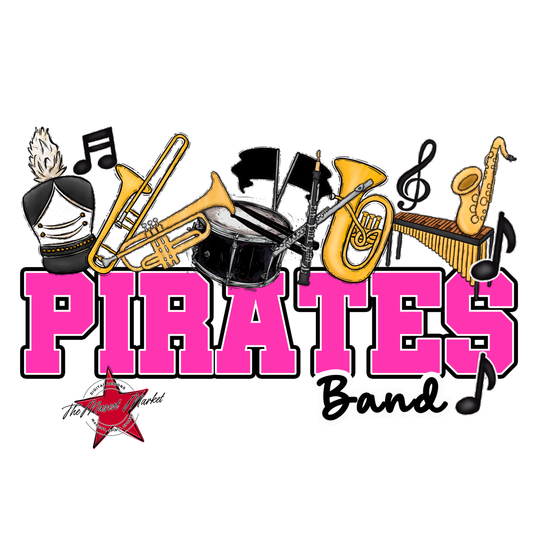 Pirates Varsity Band-Pink