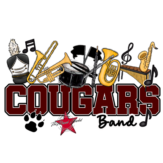 Cougars Varsity Band-Maroon