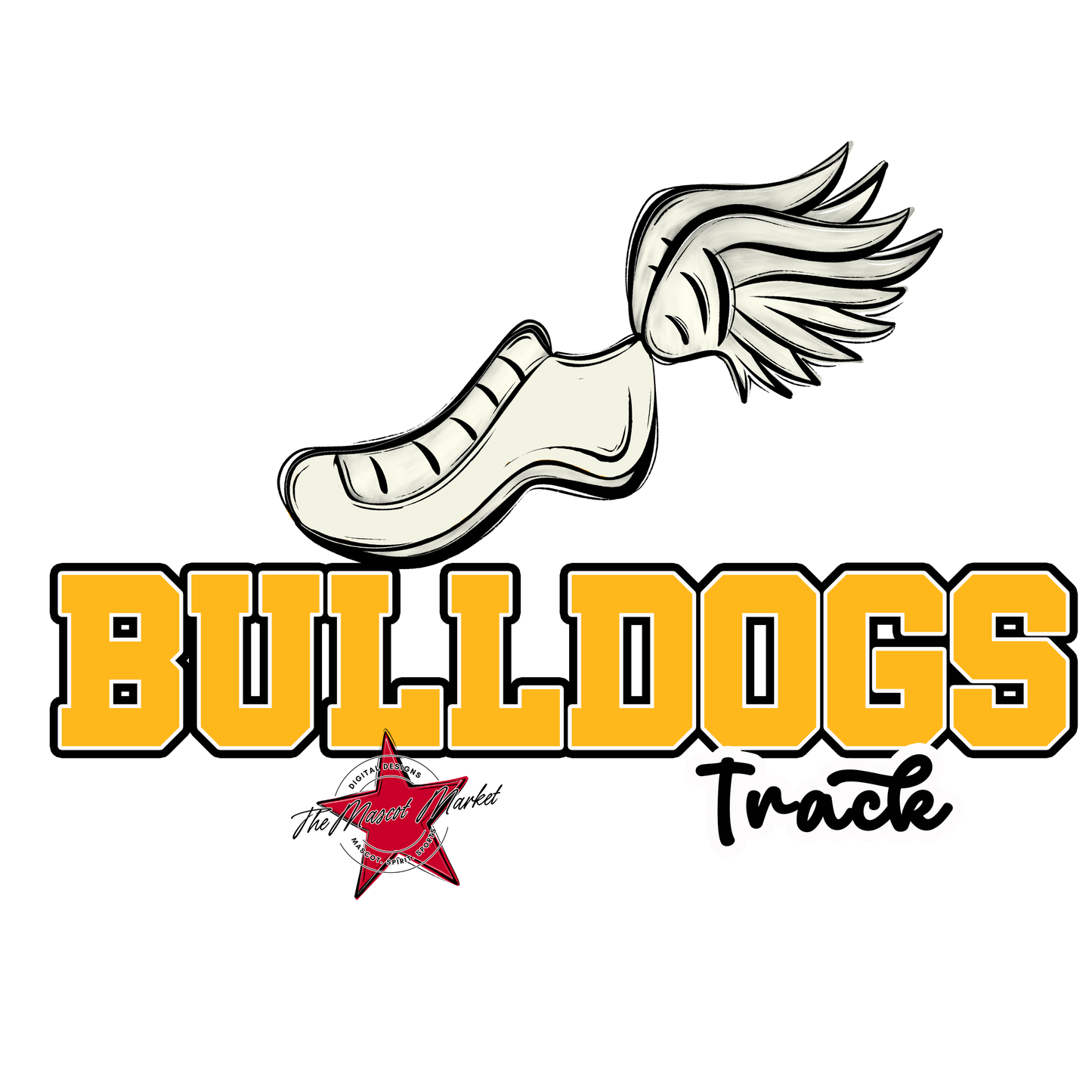 Bulldogs Varsity Track-Yellow
