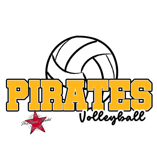 Pirates Varsity Volleyball-Yellow