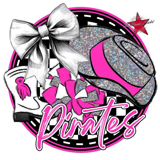 Pirates Circle Drillteam Design-Pink