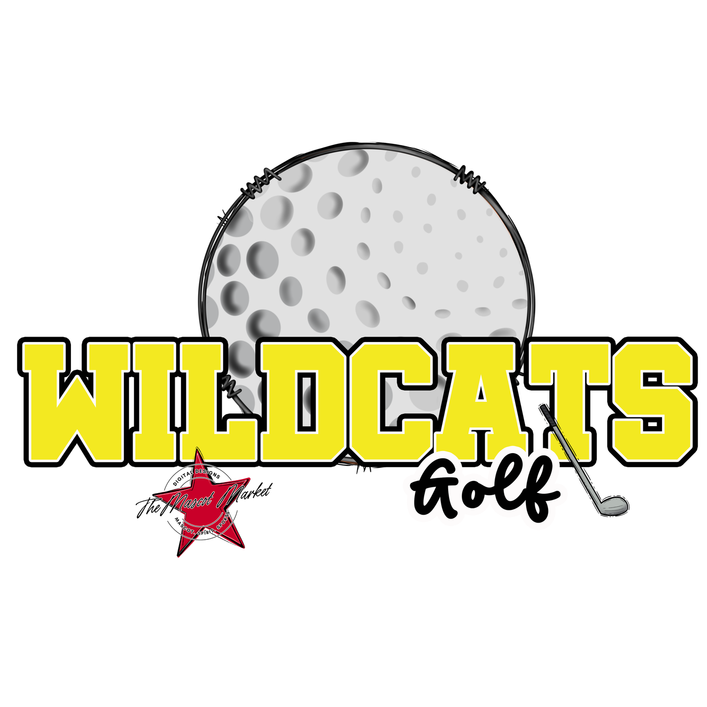Wildcats Varsity Golf-Bright Yellow