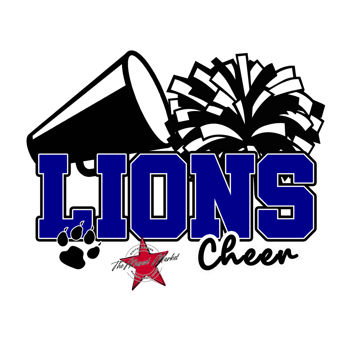 Lions Varsity Cheer-Blue