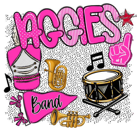 Aggies Band Spirit-Pink