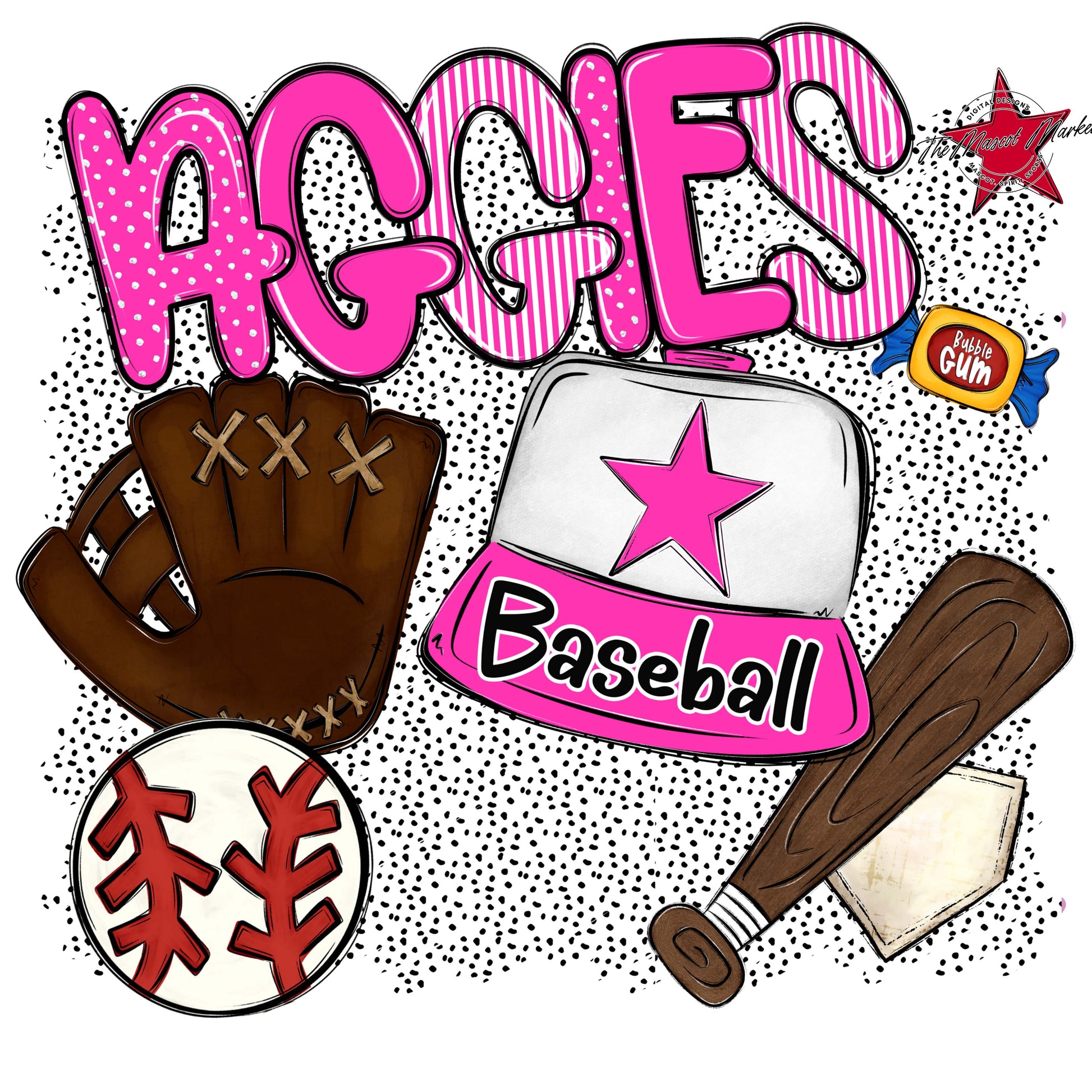 Aggies Baseball Spirit-Pink