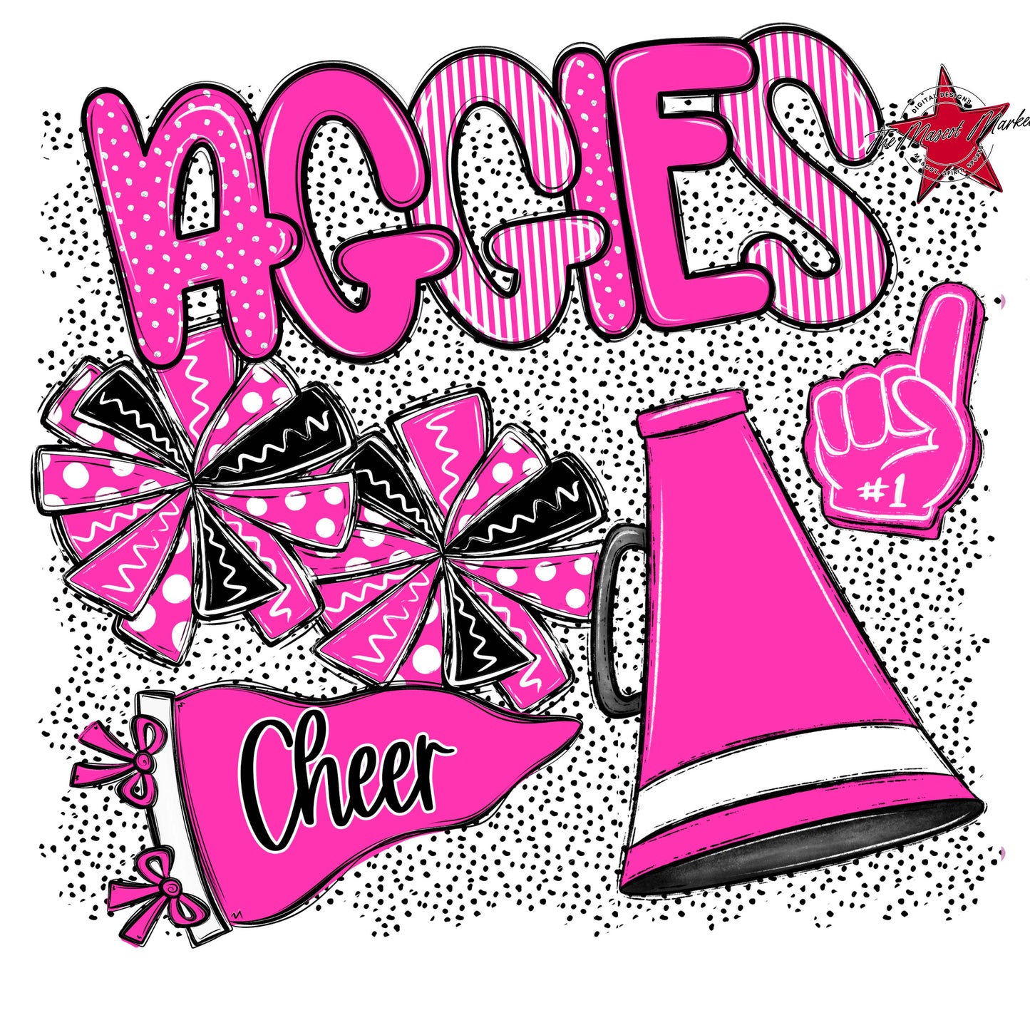 Aggies Cheer Spirit-Pink