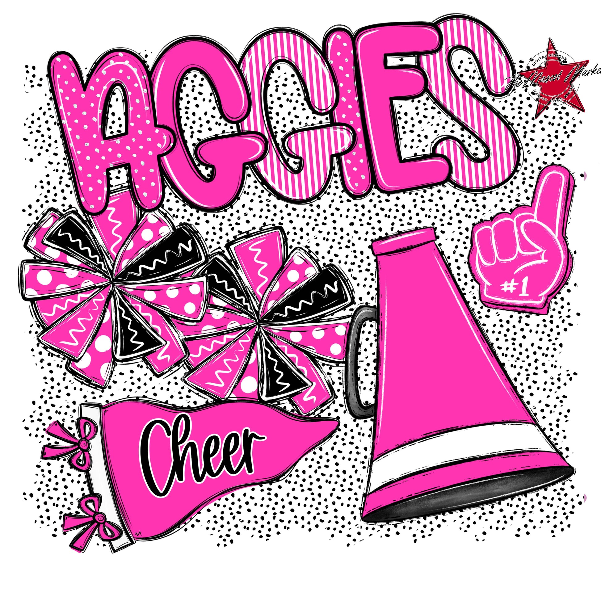 Aggies Cheer Spirit-Pink