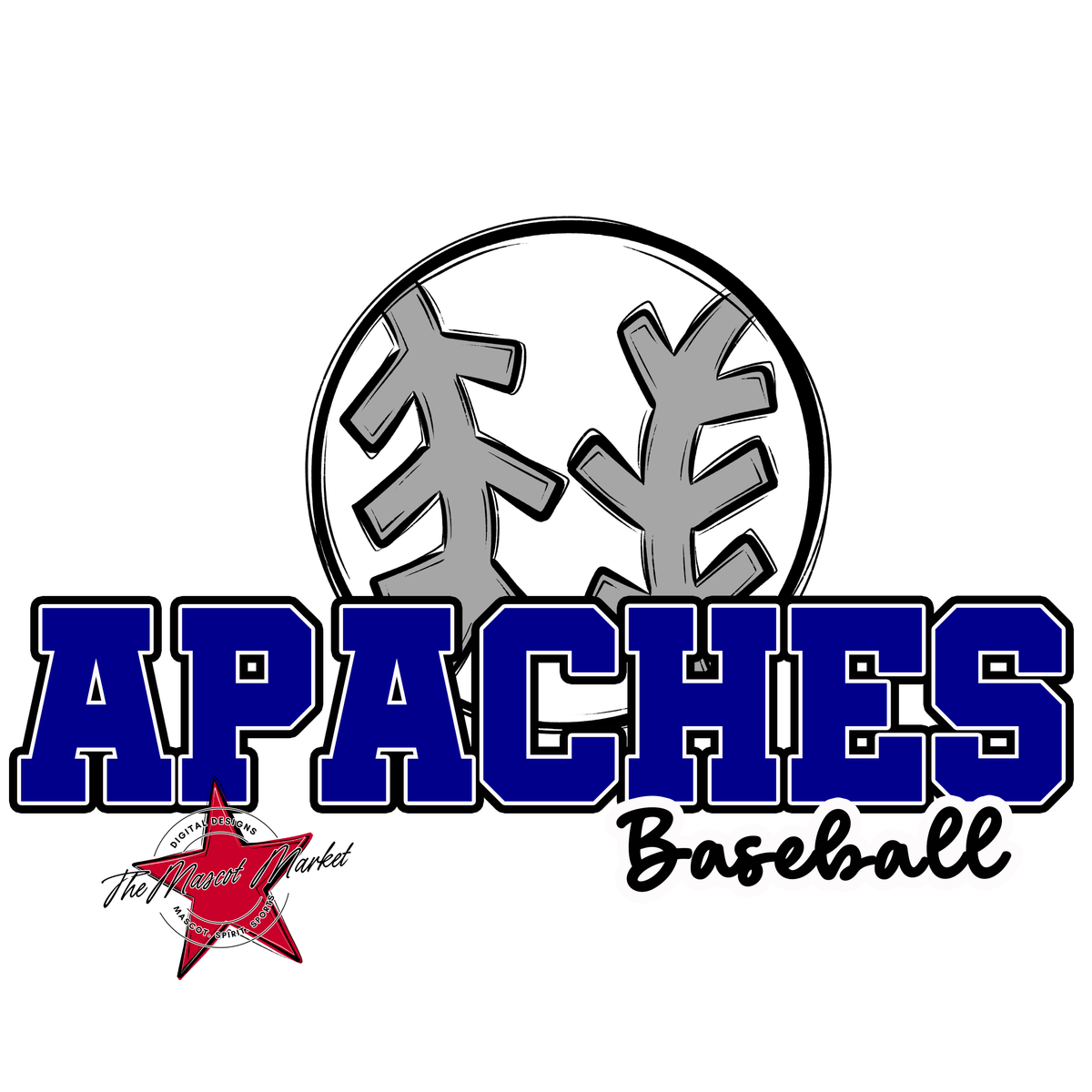 Apaches Varsity Baseball-Blue