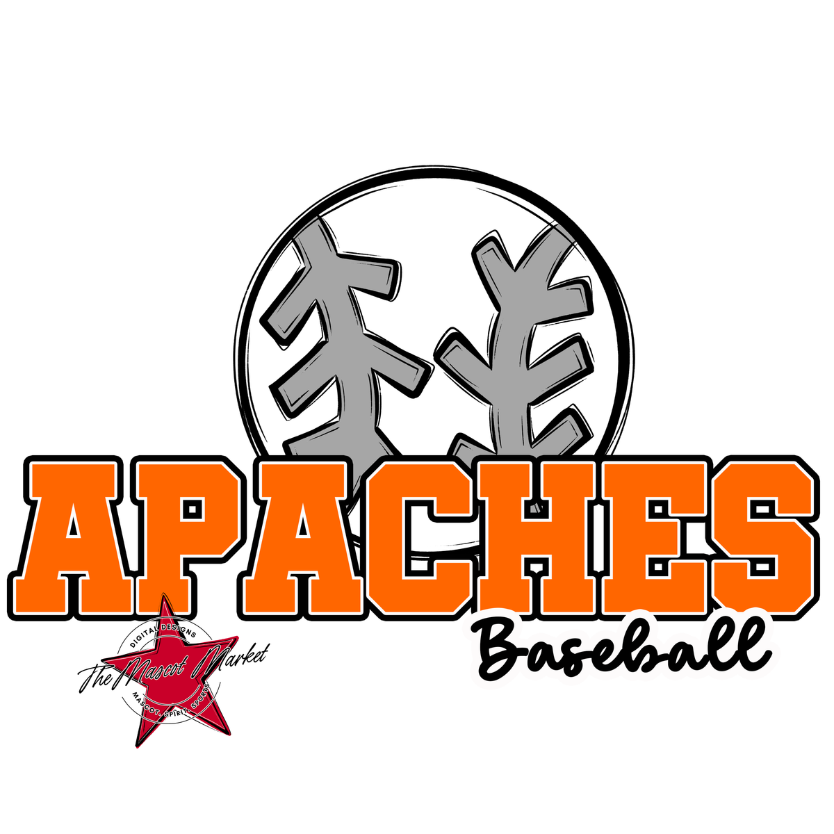 Apaches Varsity Baseball-Orange