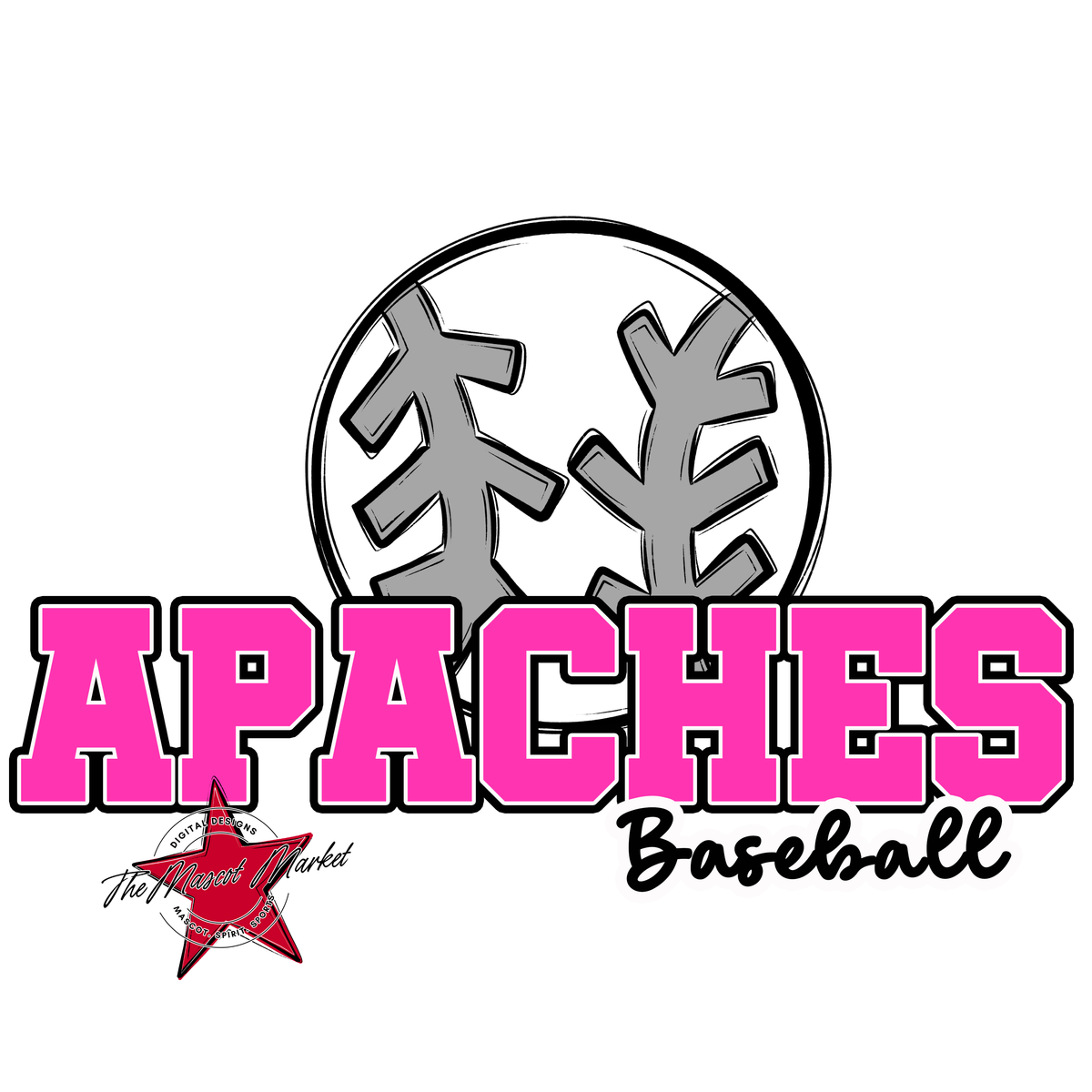 Apaches Varsity Baseball-Pink