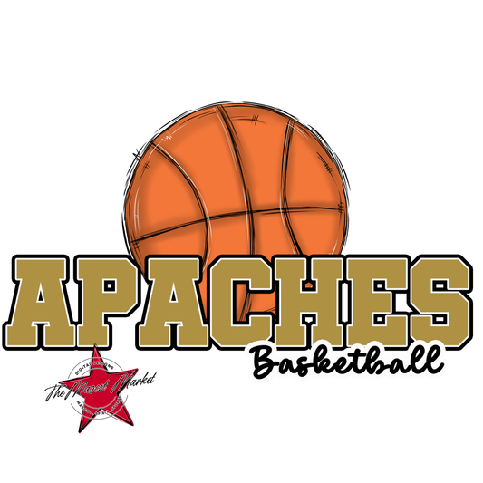 Apaches Varsity Basketball-Gold