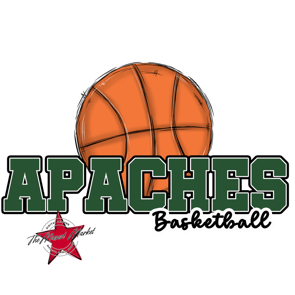 Apaches Varsity Basketball-Green