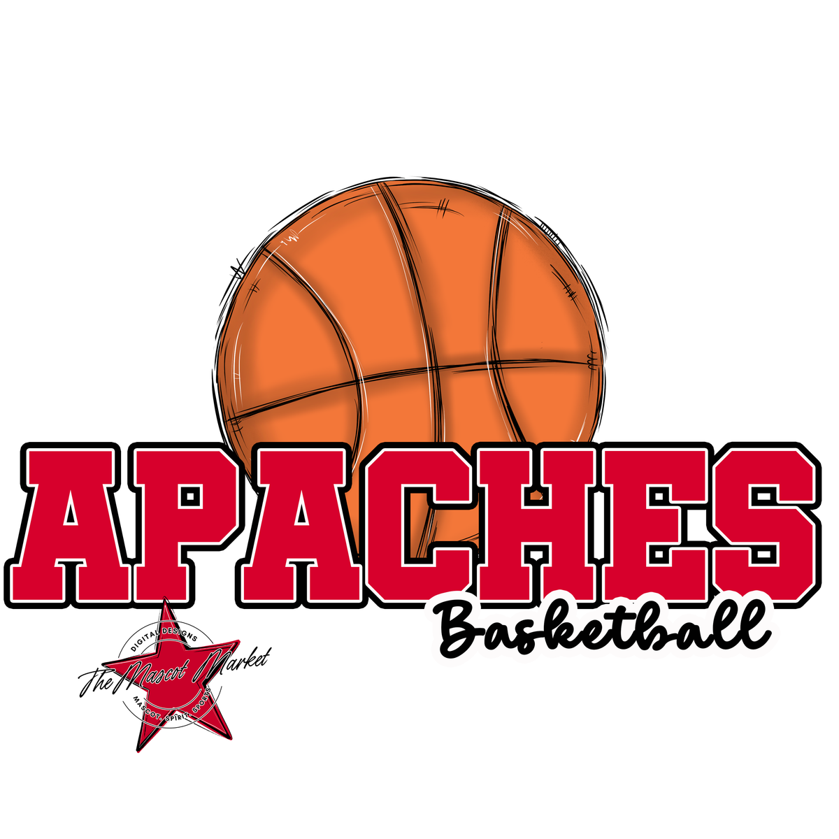 Apaches Varsity Basketball-Red