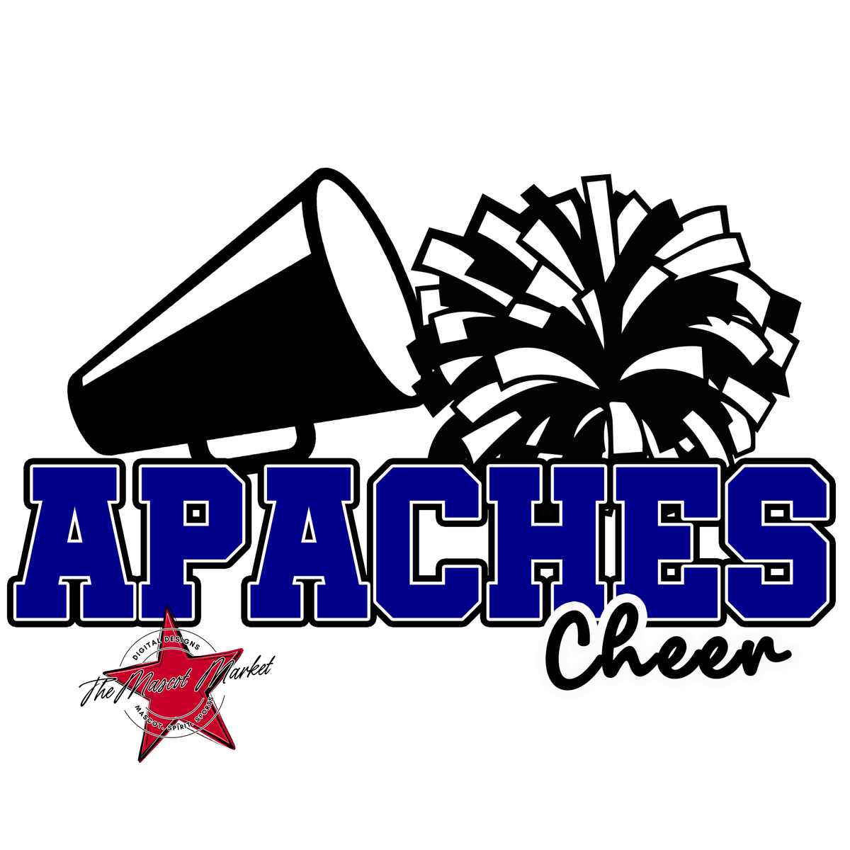 Apaches Varsity Cheer-Blue