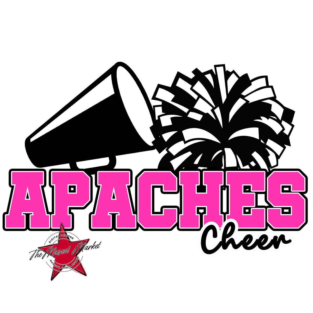 Apaches Varsity Cheer-Pink
