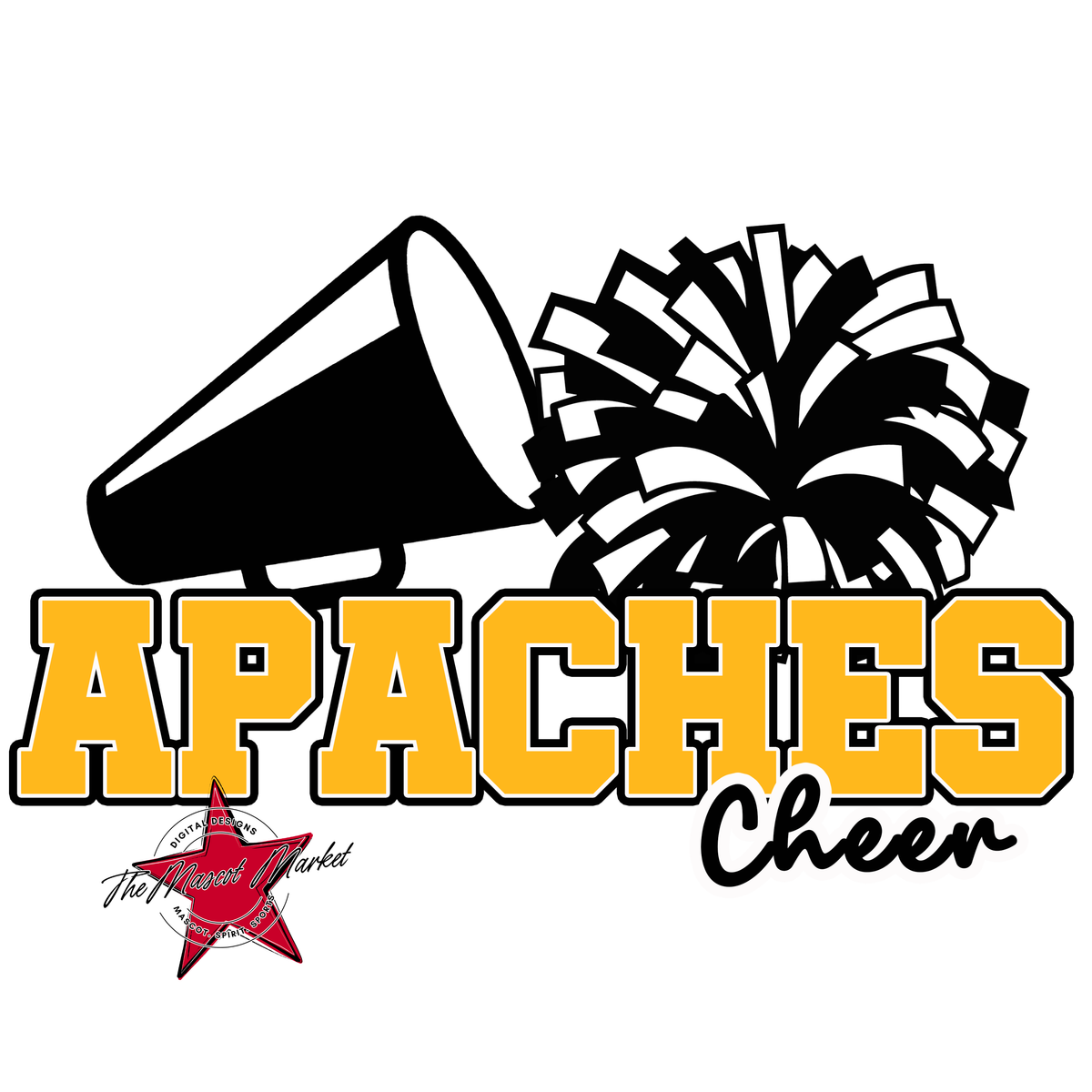 Apaches Varsity Cheer-Yellow