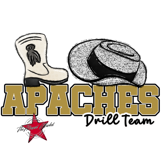 Apaches Varsity Drillteam-Gold