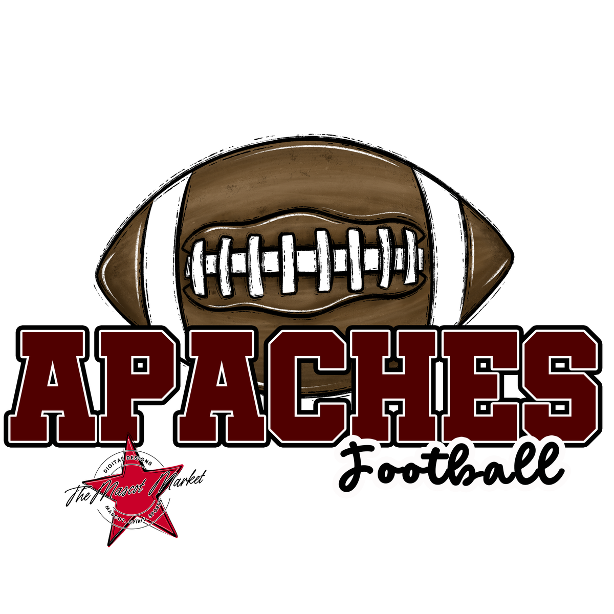 Apaches Varsity Football-Maroon