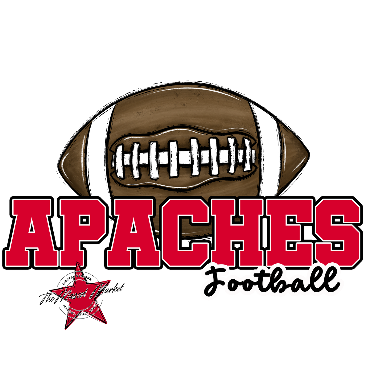 Apaches Varsity Football-Red