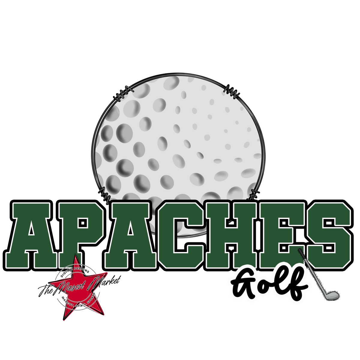 Apaches Varsity Golf-Green