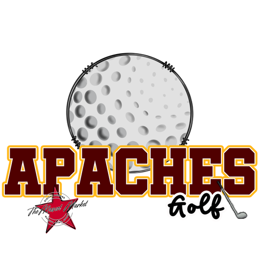 Apaches Varsity Golf-Maroon & Yellow