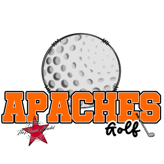 Apaches Varsity Golf-Orange