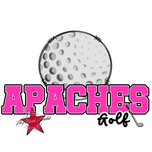 Apaches Varsity Golf-Pink