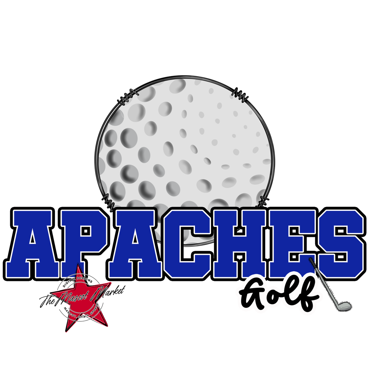 Apaches Varsity Golf-Royal Blue