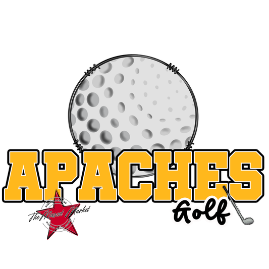 Apaches Varsity Golf-Yellow