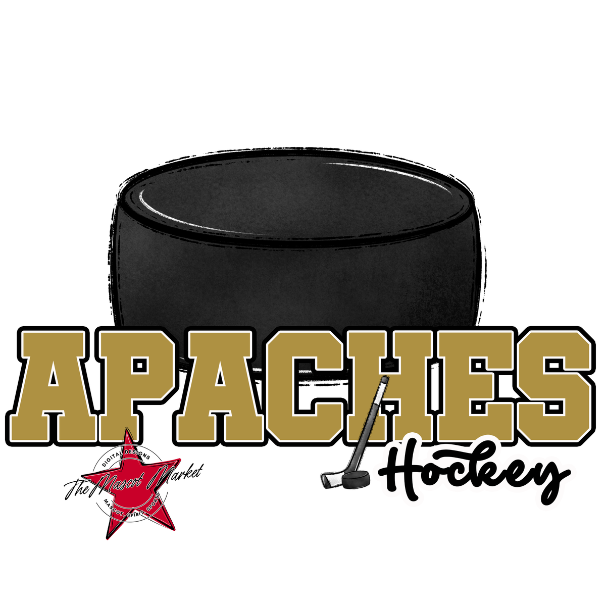 Apaches Varsity Hockey-Gold