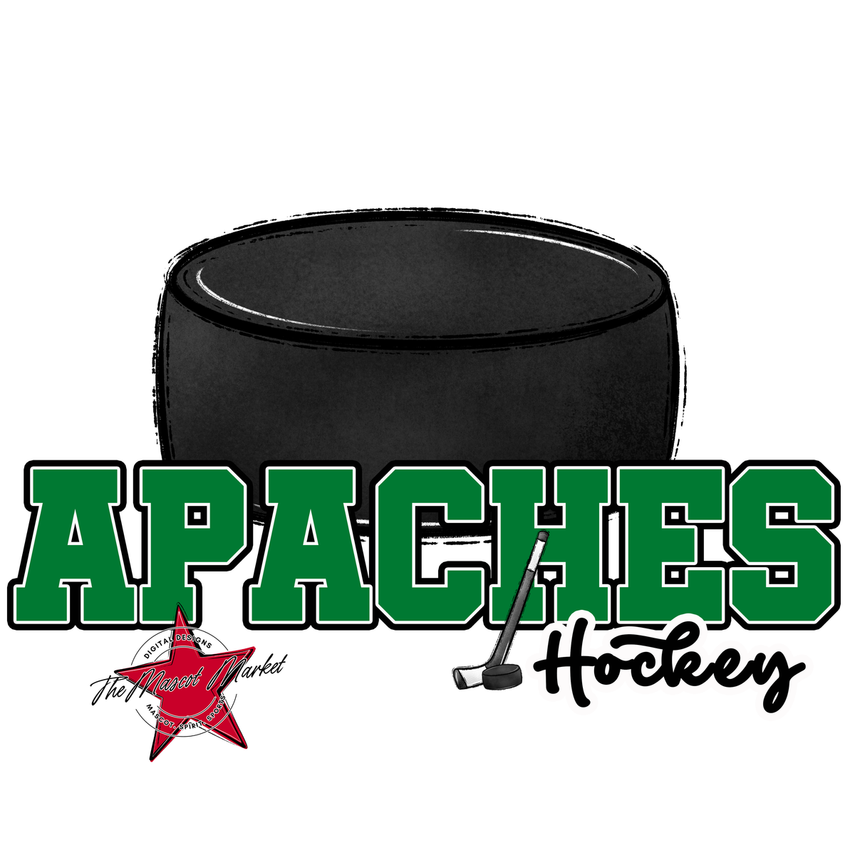 Apaches Varsity Hockey-Kelly Green