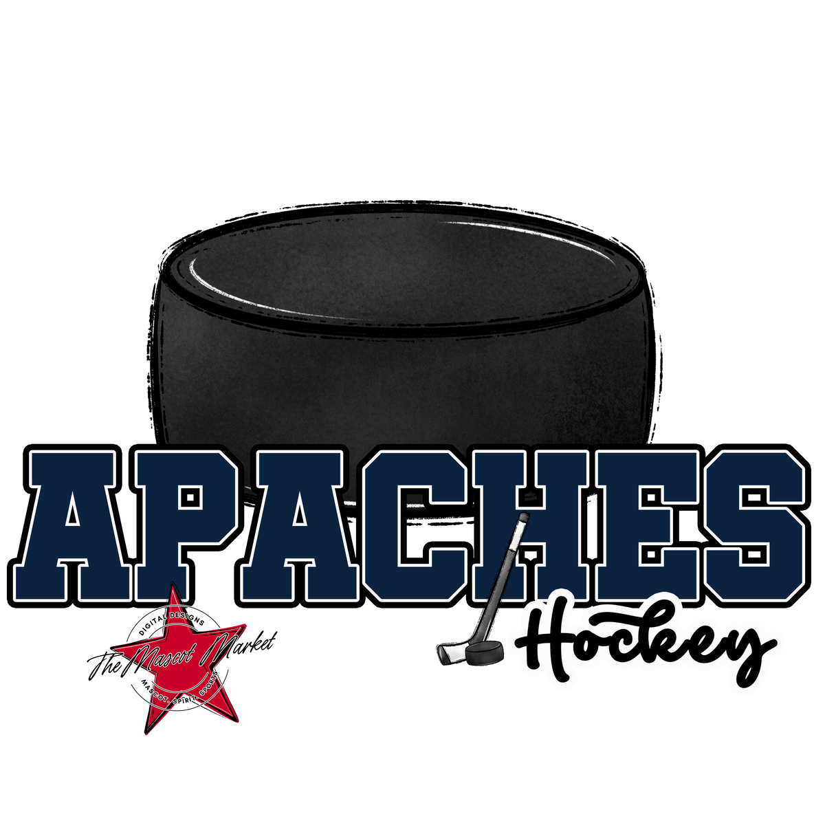 Apaches Varsity Hockey-Navy