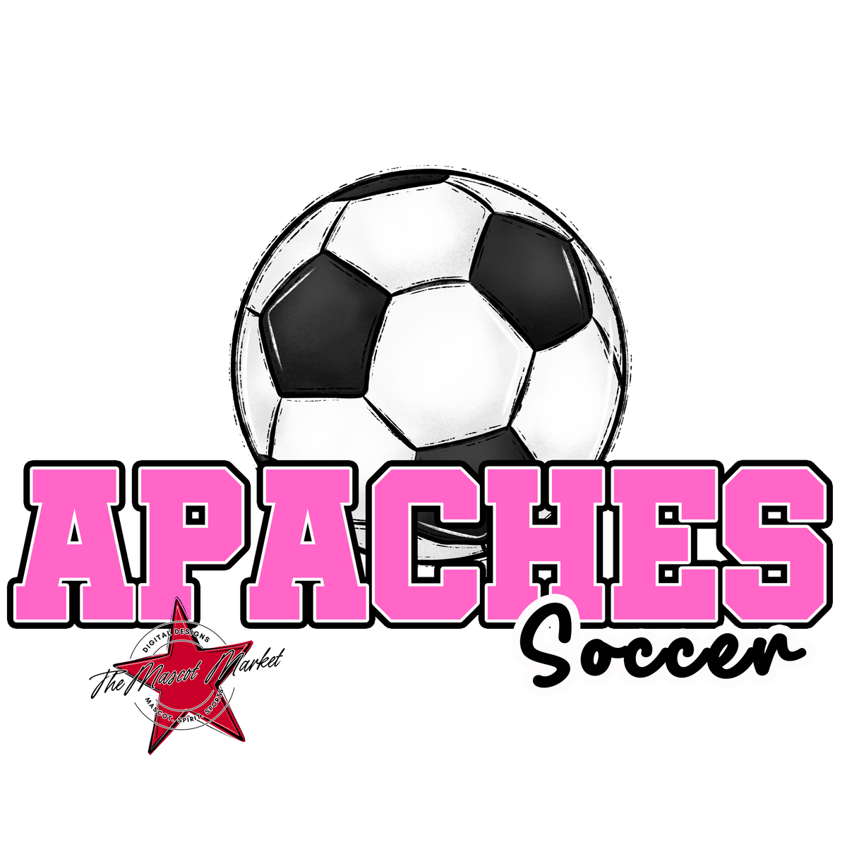 Apaches Varsity Soccer-Baby Pink