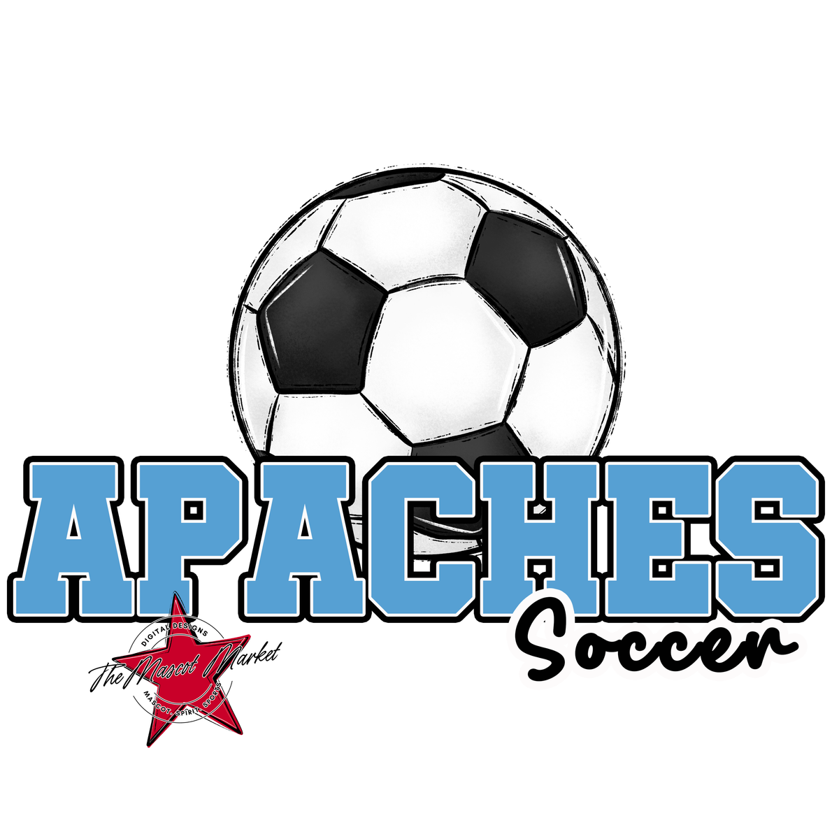 Apaches Varsity Soccer-Carolina Blue