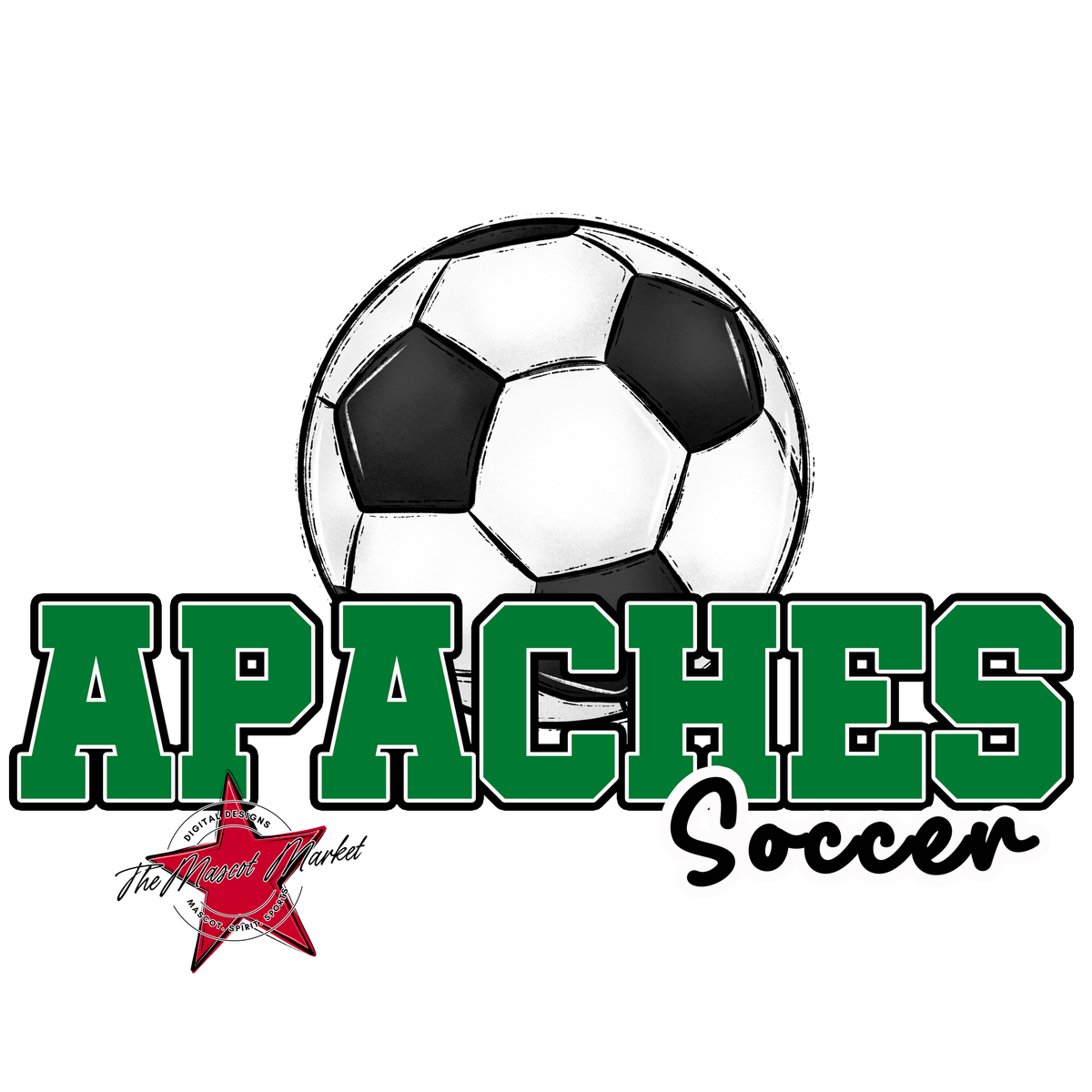 Apaches Varsity Soccer-Kelly Green