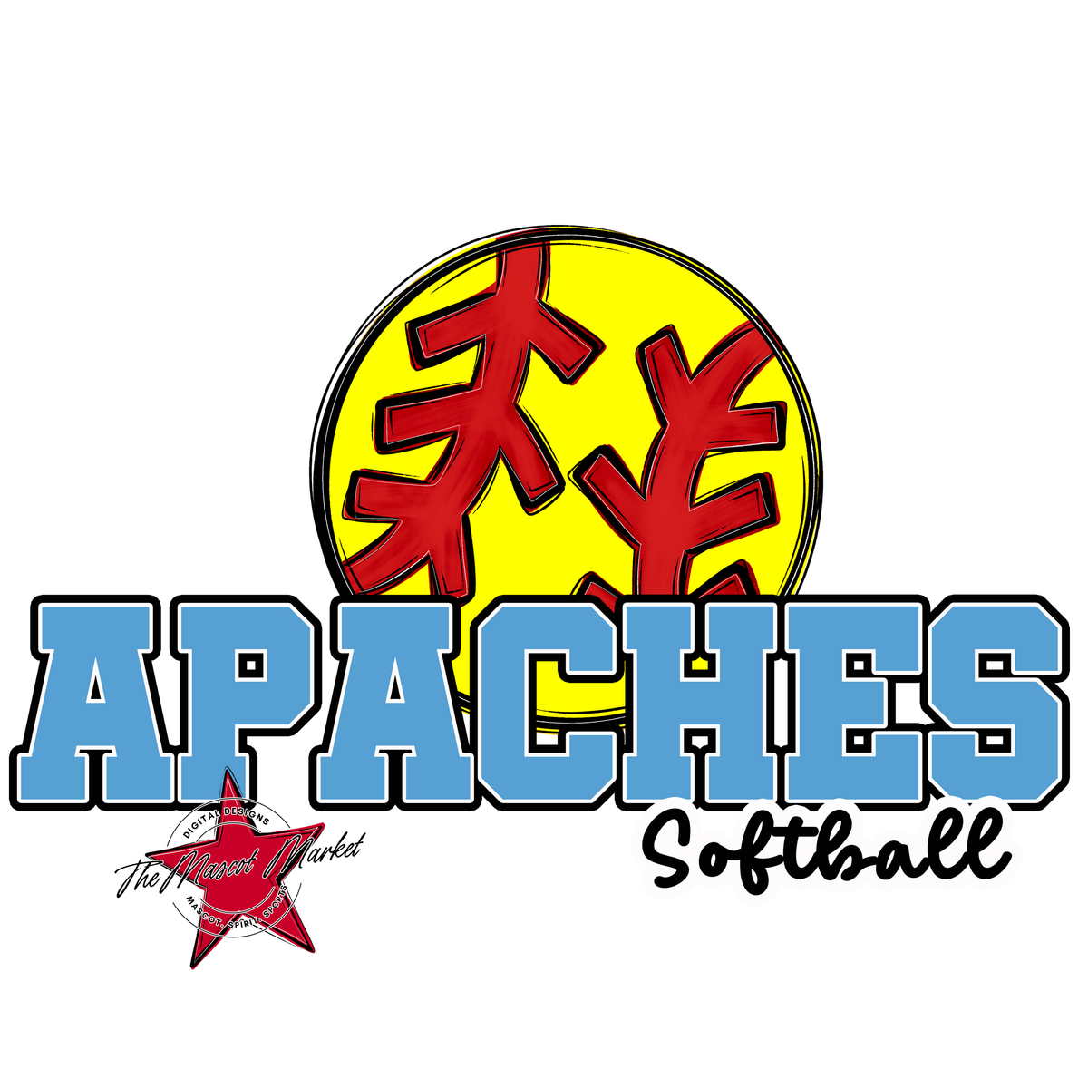 Apaches Varsity Softball-Carolina Blue