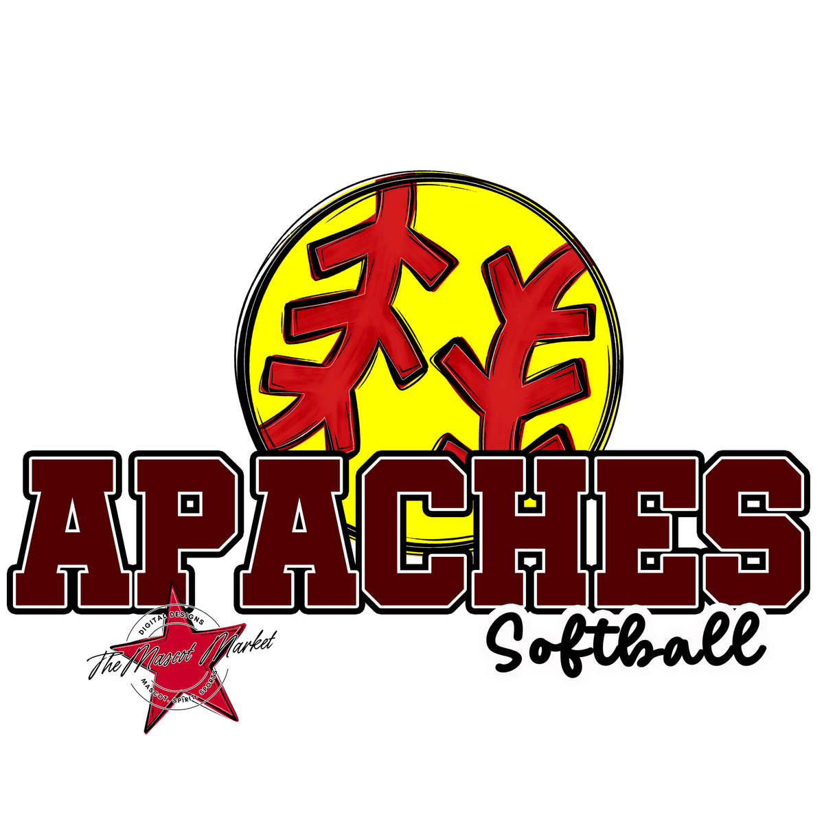 Apaches Varsity Softball-Maroon
